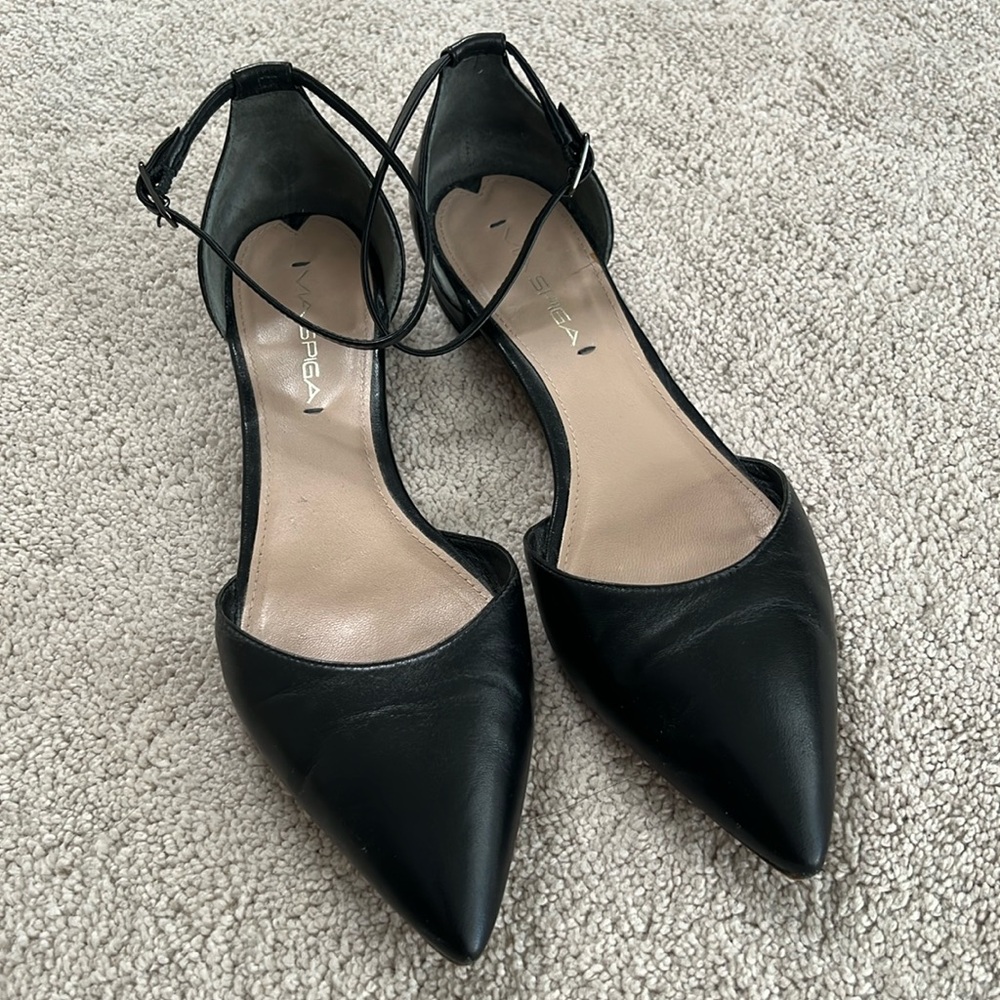 Via Spiga black flats